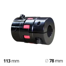 Муфта кулачкова з пружним елементом-зіркою Ø78х113 для приводу SCC-ZA-20-COUPLING-SET