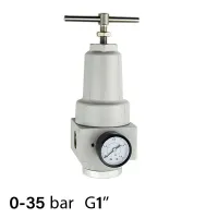 Регулятор тиску повітря з манометром 1/2"~1", 35 бар, до 7600 л/хв (серія  SA-RH-25)