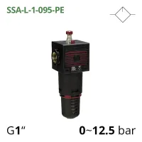 Лубрикатор 15000 л/хв, 1/4", 1/2", 0~12.5 бар (AIRCOMP  SSA-L-1-095-PE)