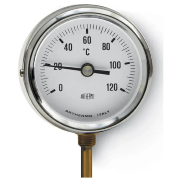 Термометр радіальний ARTHERMO AR-T/RAD 100 (100 мм, гільза 100 мм, 0-120°С)