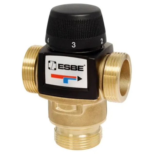 Клапан термостатичний ESBE VTA 572 1 1/4"З 30-70°C kvs 4,8 для теплої підлоги