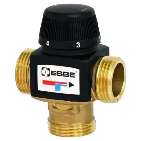 Клапан термостатичний ESBE VTA 572 1 1/4"З 20-55°C kvs 4,8 для теплої підлоги