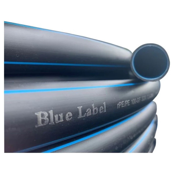 Труба ПНД BLUE LABEL питна PE100-GF PN12 ф 63х4,3 мм