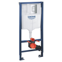 Інсталяційна система для унітазу 3 в 1 GROHE Rapid SL, кнопка хром