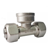 Трійник розбірний JG 16х1/2"Вх16