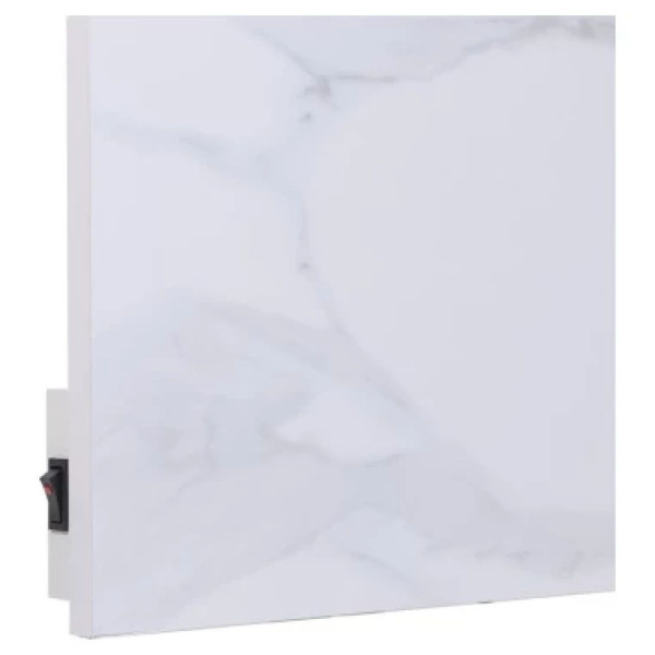 Керамічна панель TEPLOCERAMIC TCM-800-5 мармур білий 1200х600х17 800 Вт 15 м.кв.
