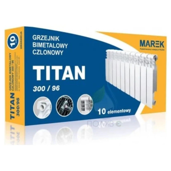 Радіатор біметалевий MAREK TITAN 300/96 (145 Вт)