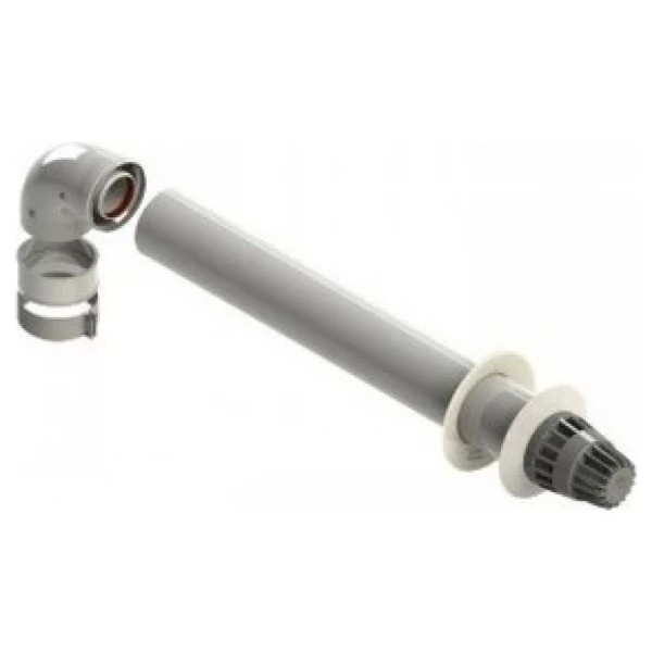 Комплект коаксіальний труба+коліно 60/100 ARISTON 750мм конвекційний