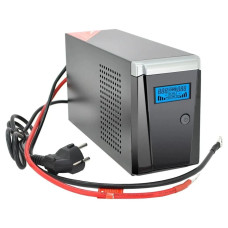 ДБЖ з правильною синусоїдою RITAR RTSW-500 LCD (300Вт) 12В, під зовнішній АКБ
