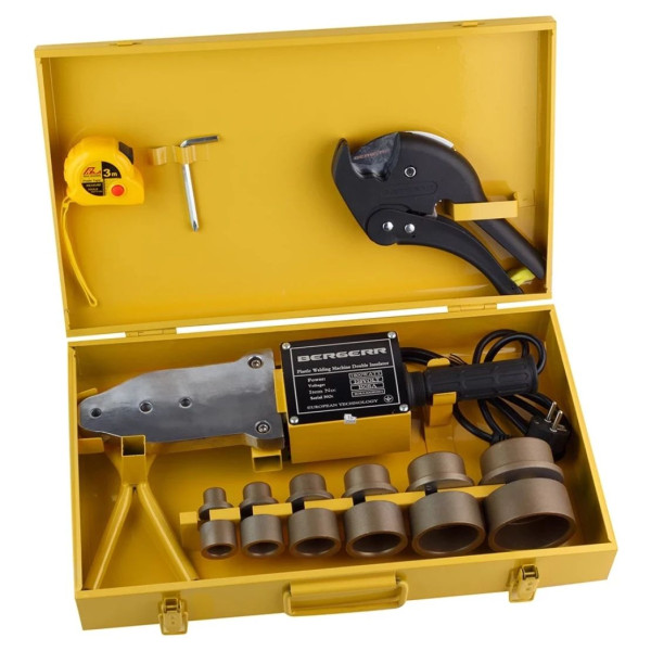 Паяльник BERGER PROF B08A для PPR, 2 тени -1800 Вт компл.нас