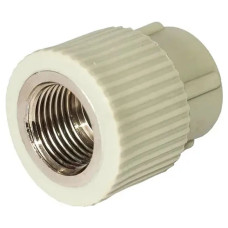 Муфта PPR ф32 х 1/2"В Tebo сіра 20/120