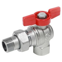 Кран-американка GIACOMINI 1/2" ЗВ кутова