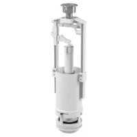 Зливний механізм для керамічного бачка AlLCAPLAST 1/2 зі стоп-кнопкою