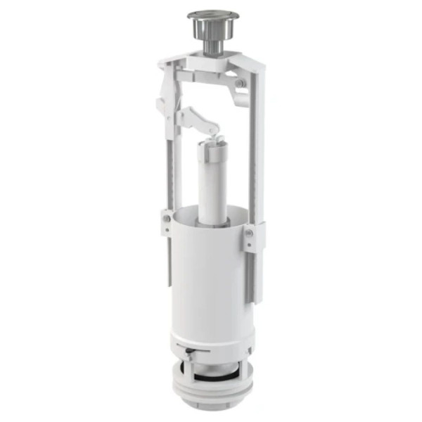 Зливний механізм для керамічного бачка AlLCAPLAST 1/2 зі стоп-кнопкою