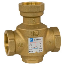 Клапан термічний трьохходовий LK ARMATUR 823 ThermoVar 1 1/2" З 55"С