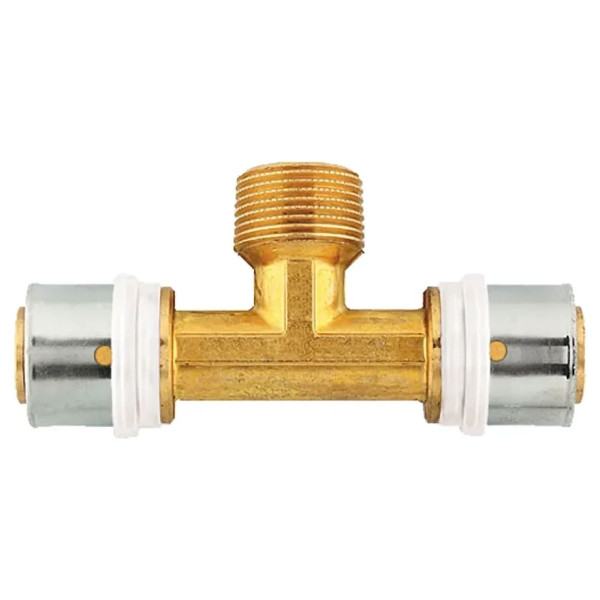 Трійник під прес редукційний HERZ 16х2-1/2" З -16х2