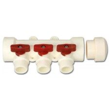 Колектор KALDE 1"х3 red