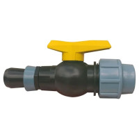 Кран зажимний SantehPlast ПЕ Туман 25