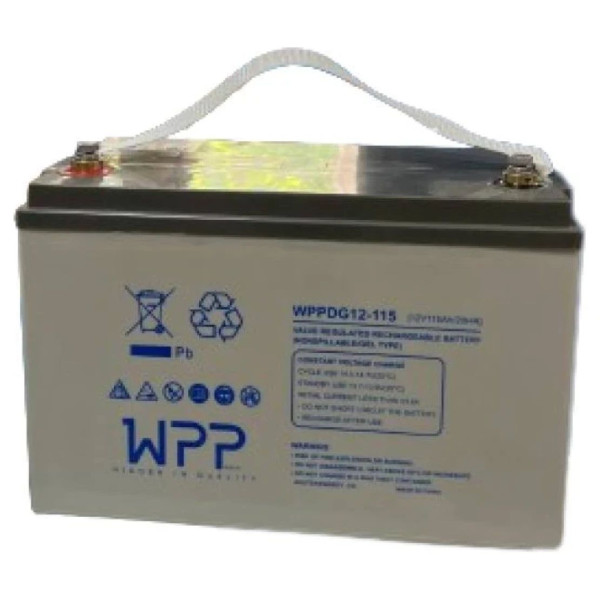 Акумуляторна батарея WPPOWER WPDG12-115 (12V115Ah/20HR) гель