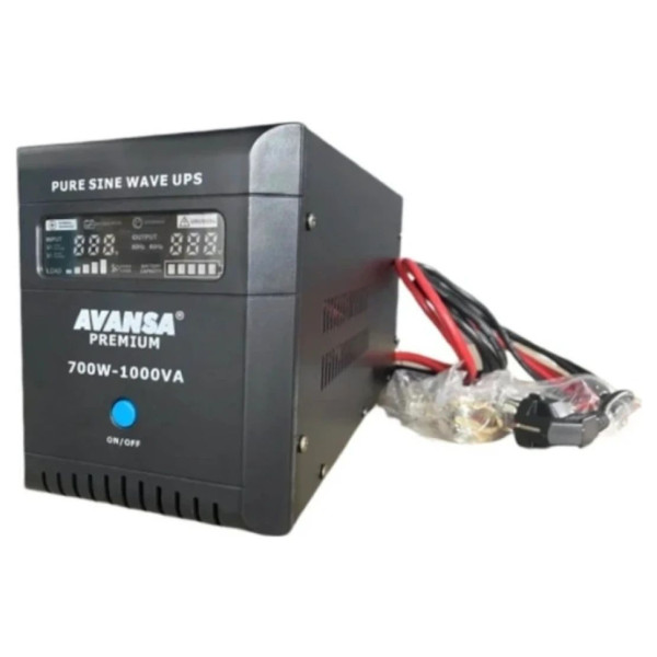 ДБЖ з правильною синусоїдою AVANSA PREMIUM 1000VA-700W-12V