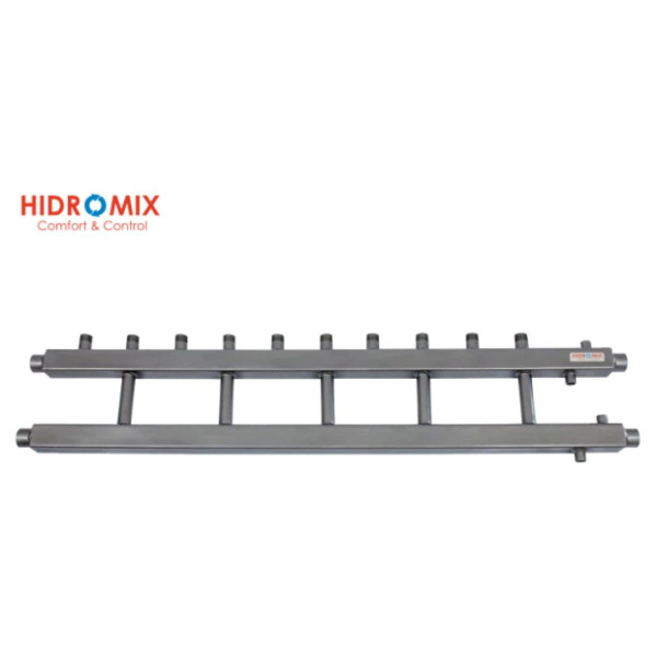 Колектор на 5 контури HIDROMIX КБ 5ВВ 1БК1 1/4" 75кВт+кріплення