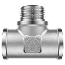 Трійник MIRAYA 1/2" ВЗВ нікель