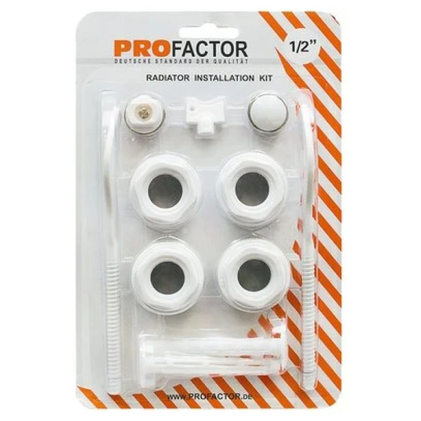 Футорка радіаторна PROFACTOR 1/2"х1" прохідна права