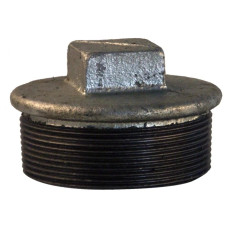 Заглушка чавунна SD (Ду63) 2 1/2"В оцинкована
