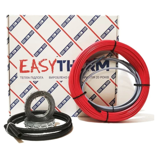 Нагрівальний кабель EASYTHERM Easycable 105м 1890Вт (м²)