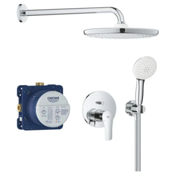 Душова система Grohe Eurosmart з Tempesta 250, прихований монтаж