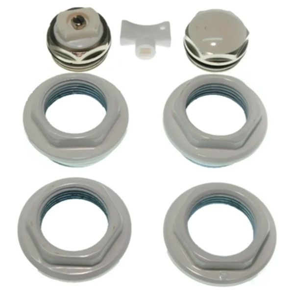 Комплект футорок ASG 3/4" silver