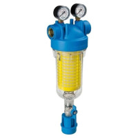 Фільтр самопромивний ATLAS HYDRA M (манометри) Ø1" OT (латунь) + картридж RLH 90 mcr KIT