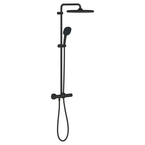 Душова система GROHE Tempesta 250 чорний мат