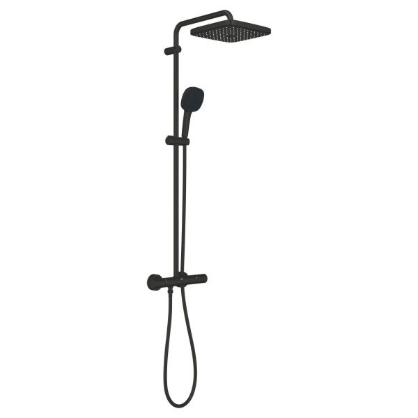 Душова система GROHE Tempesta 250 чорний мат