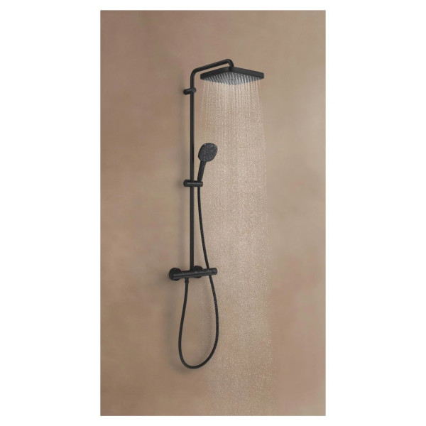 Душова система GROHE Tempesta 250 чорний мат