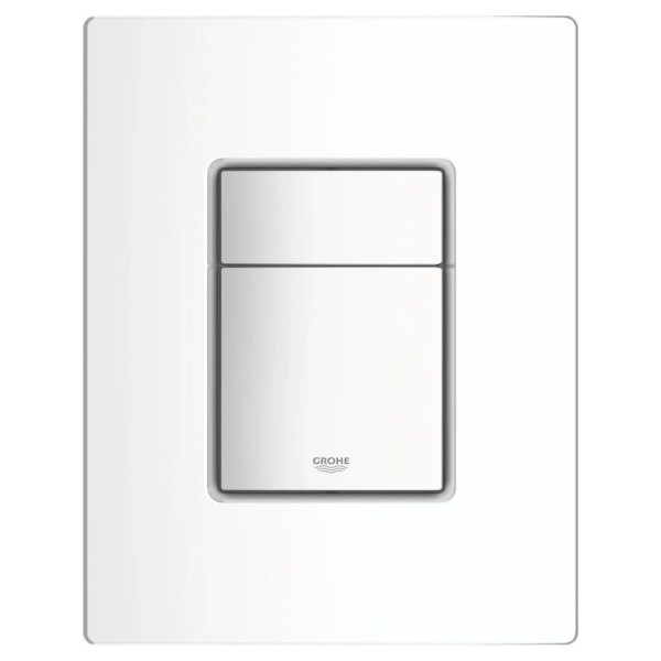 Інсталяційна система для унітазу 4 в 1 GROHE Rapid SL, кнопка біла квадратна