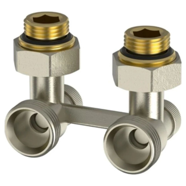 Вузол нижнього підключення ASG 1/2"x3/4" кутовий вентильний (10/60)