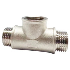 Трійник ASG 1/2" ЗВЗ нікель (1/140)