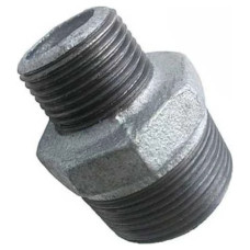 Ніпель чавунний редукційний SD (Ду20х15) 3/4"х1/2" оцинкований