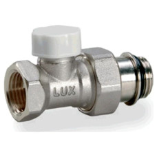 Кран радіаторний прямий LUXOR Easy 1/2" DD 121 нижній з прокладкою