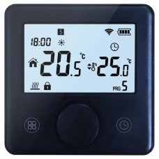 Термостат безпровідний TERVIX ProLine з WiFi для газ/електричного котла,чорний