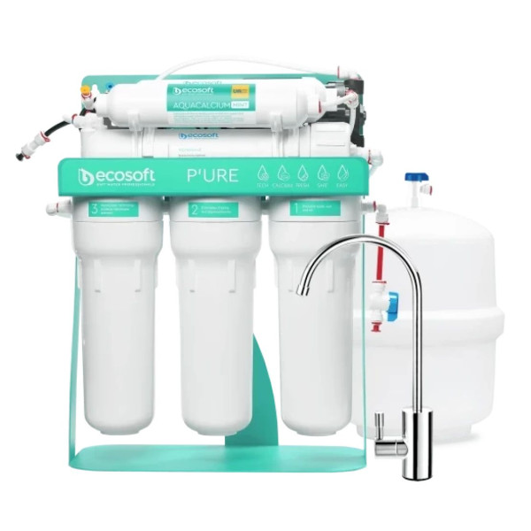 Фільтр зворотного осмосу ECOSOFT P`URE AquaCalcium з помпою