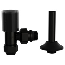 Кран радіаторний  ASG SMART 1/2" верхній Black