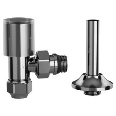 Кран радіаторний ASG SMART 1/2" верхній Chrome