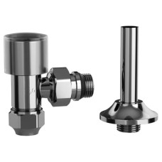 Кран радіаторний ASG SMART 1/2" нижній Chrome