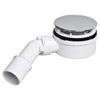 Сифон для піддону MCALPINE 40/50 d90mm h60mm з сухим затвором