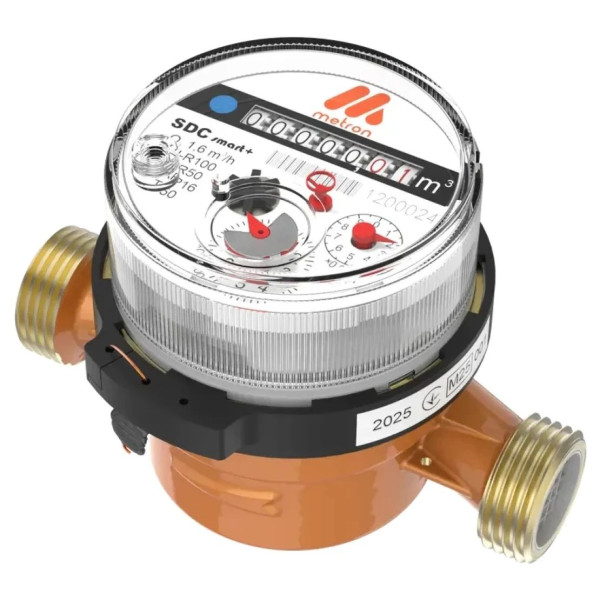 Лічильник води METRON SDC DN15 Q1.6 R160 L110