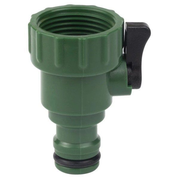 Кран запірний GRAD в/р 3/4" з адаптером на конектор 1/2" (ABS)