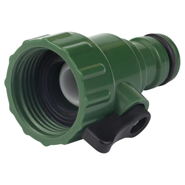 Кран запірний GRAD в/р 3/4" з адаптером на конектор 1/2" (ABS)
