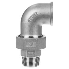 Американка кутова GEBO 1/2" ВЗ нержавійка